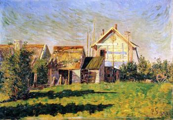 Reproductions of Paul Signac's painting,La Valleuse, Port-en-Bes Reproductions of Paul Signac's painting,La Valleuse, Port-en-Bes